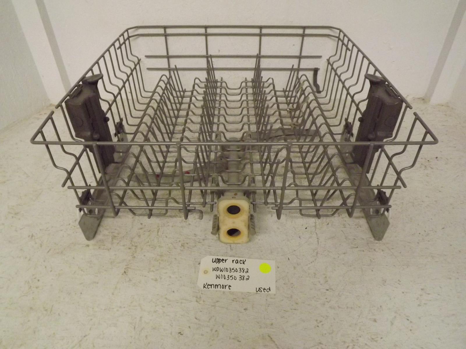 Kenmore Dishwasher WPW10350382 W10350382 Upper Rack Used Kenmore Dishwasher WPW10350382 W10350382 Upper Rack Used